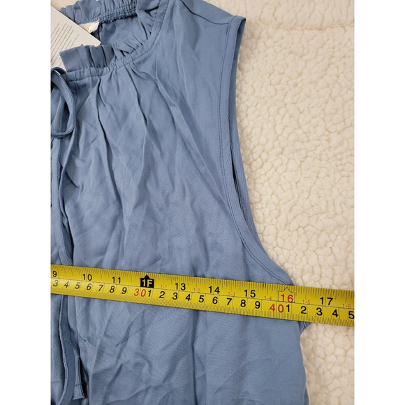 [100] NWT Kirundo Blue Sleeveless Maxi Neck Tie Dress- Size XL - Picture 4 of 8